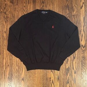 Polo Ralph Lauren Lightweight Pima Cotton Knit V-Neck Sweater
